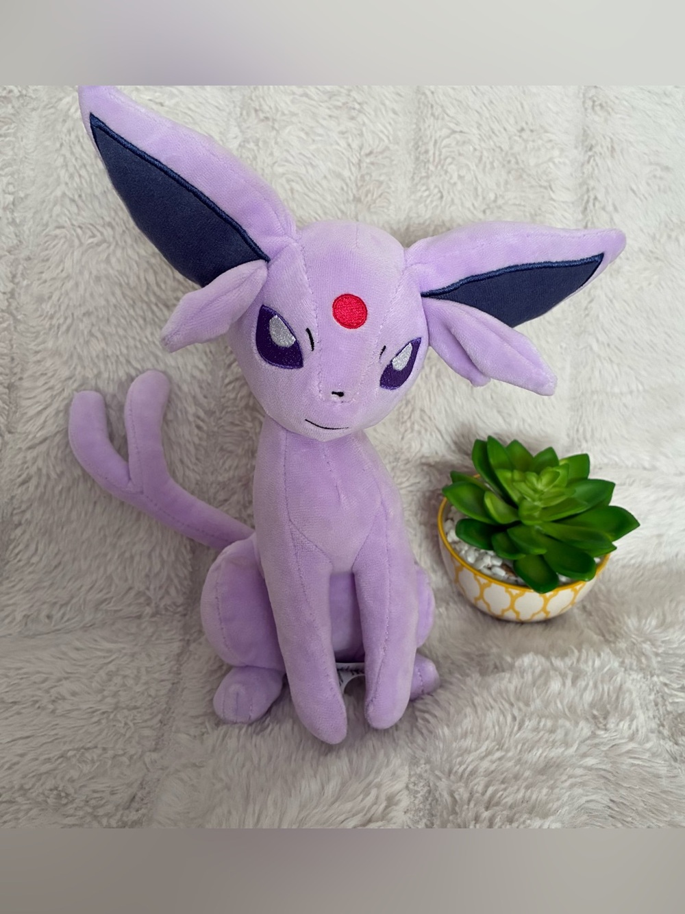 Pokemon Espeon Plush Stuffed Animal Toy 8”